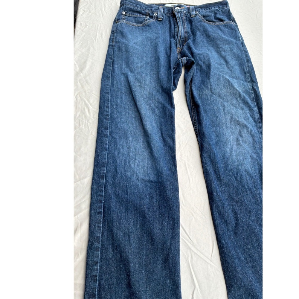 Classic Mens Levis Regular Fit Straight Leg Jeans 33x32 Medium Blue Wash 505‎
